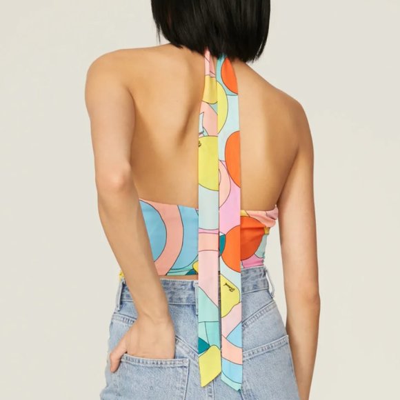 Staud Citrus Kai Top multicolor halter top - Picture 9 of 9